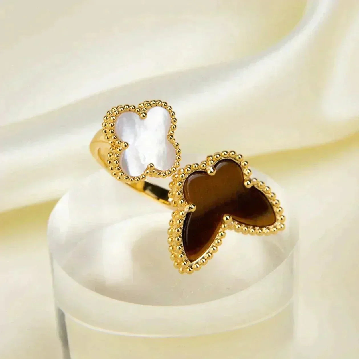 [Clover Jewelry]LUCKY BETWEEN THE FINGER RING