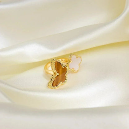 [Clover Jewelry]LUCKY BETWEEN THE FINGER RING