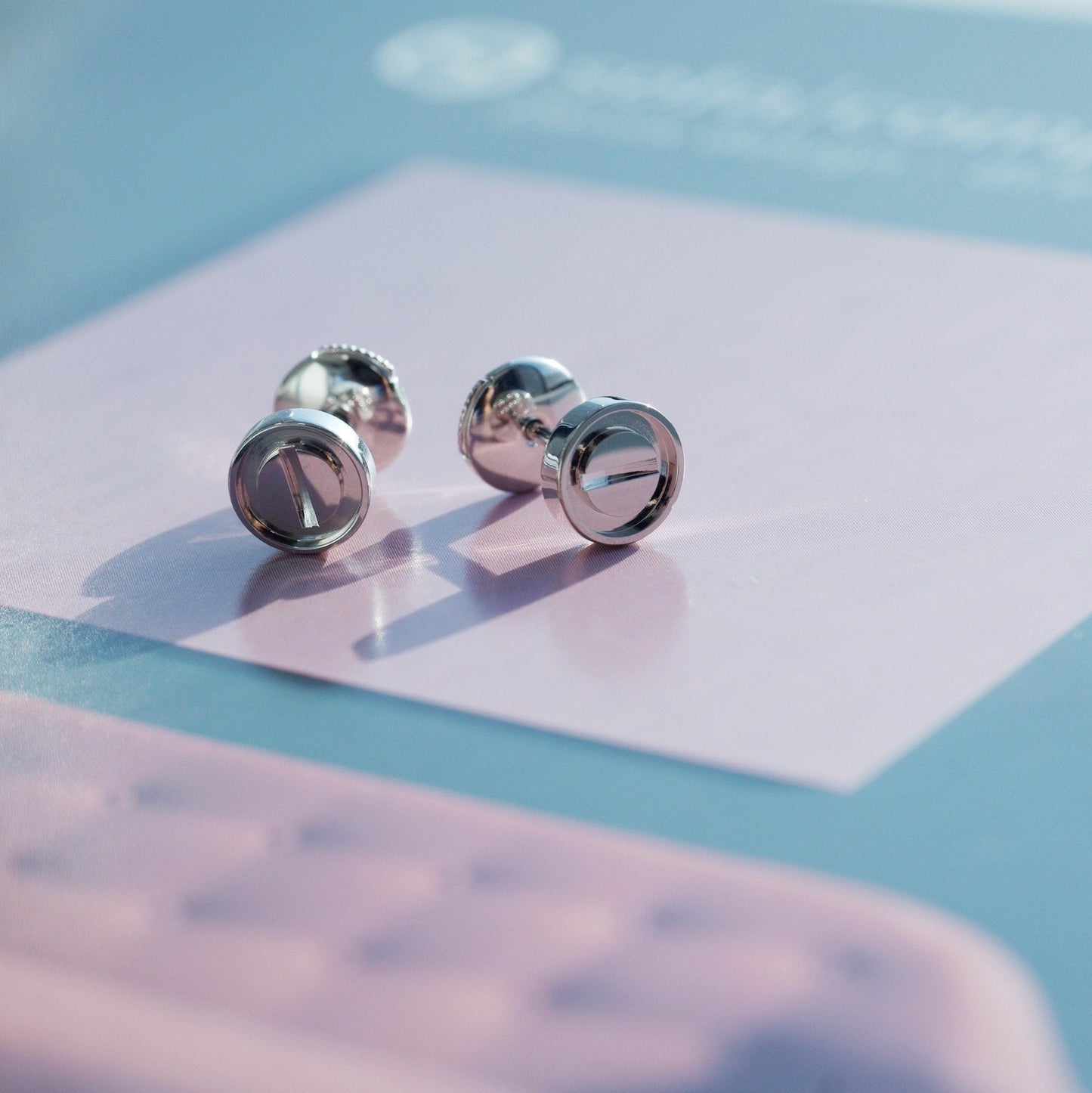 [Clover Jewelry]LOVE EARRINGS SILVER 10MM