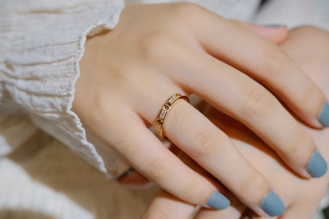[Clover Jewelry]LOVE RING 2.65MM DIAMOND