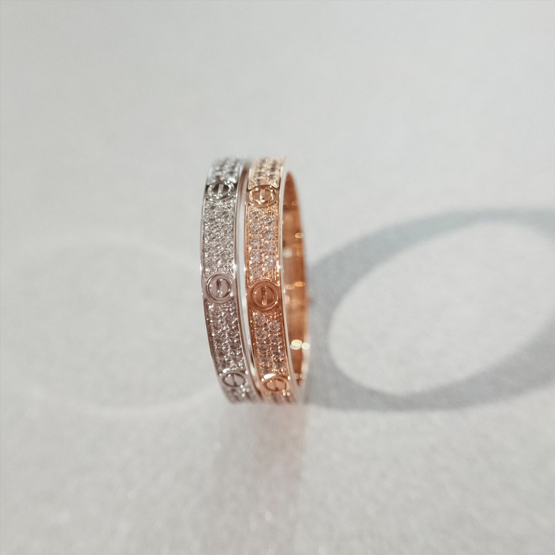 [Clover Jewelry]LOVE RING 2.65MM DIAMOND