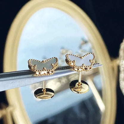 [Clover Jewelry]SWEET BUTTERFLY MOP EARSTUDS