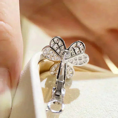 [Clover Jewelry]CLOVER COMOS DIAMOND EARRINGS SILVER