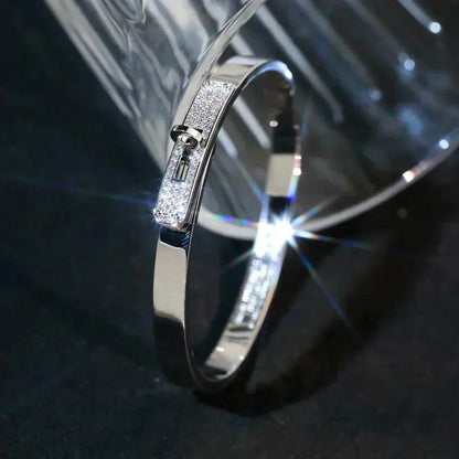 [Clover Jewelry]KELLY SILVER DIAMOND BRACELET