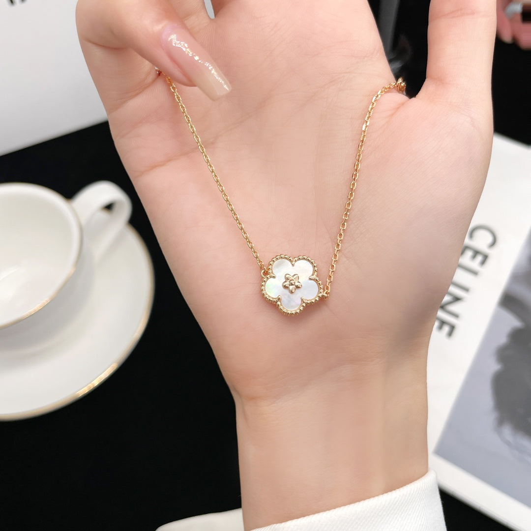 [Clover Jewelry]LUCKY SPRING ROSE GOLD MOP BRACELET