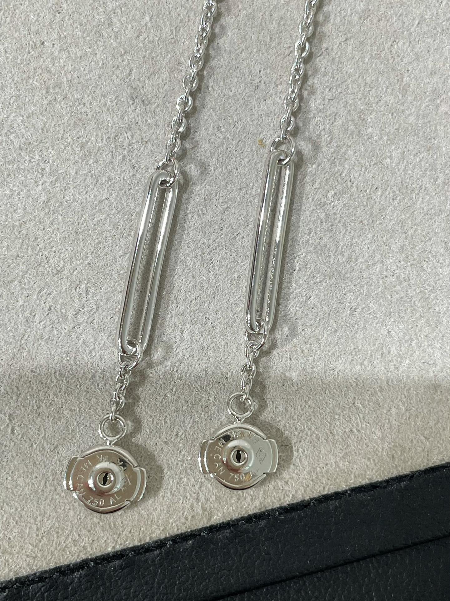 [Clover Jewelry]CHAINE CHAOS DIAMOND DROP EARRINGS