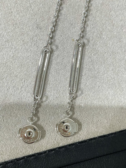 [Clover Jewelry]CHAINE CHAOS DIAMOND DROP EARRINGS