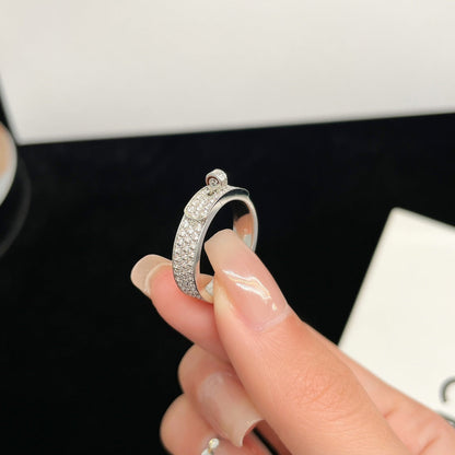 [Clover Jewelry]KELLY SILVER DIAMOND RING