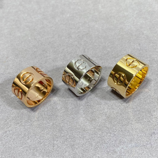 [Clover Jewelry]LOVE 11MM LARGE RING