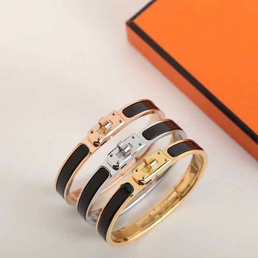 [Clover Jewelry]HM KELLY BLACK BRACELET