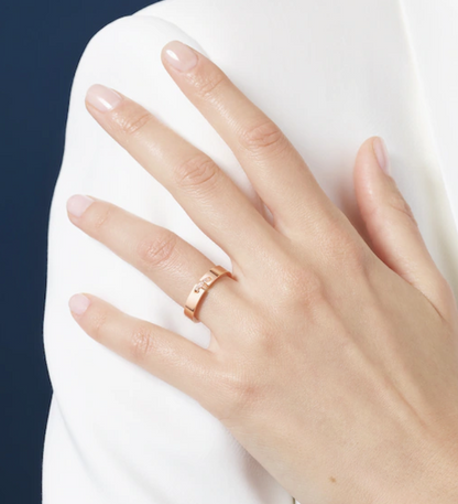 [Clover Jewelry]ALLIANCE LIENS VIDENCE DIAMOND 4MM RING