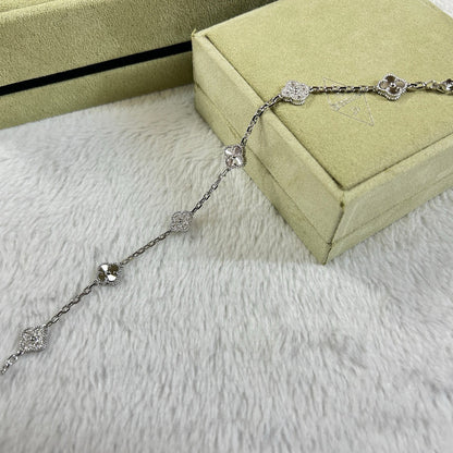 [Clover Jewelry]CLOVER 6 MOTIF DIAMOND LASER BRACELET