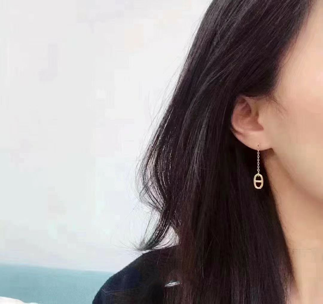 [Clover Jewelry]CHAINE TASSEL EARRINGS