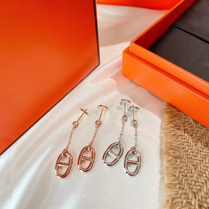 [Clover Jewelry]CHAINE TASSEL EARRINGS