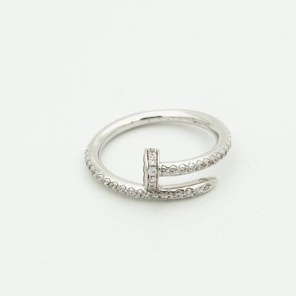 [Clover Jewelry]JUSTE RING 1.8MM SILVER DIAMONDS