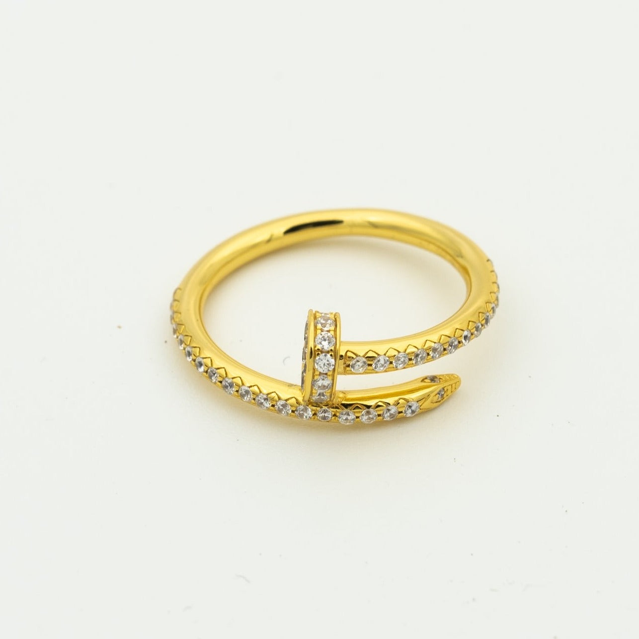 [Clover Jewelry]JUSTE RING 1.8MM GOLD DIAMONDS
