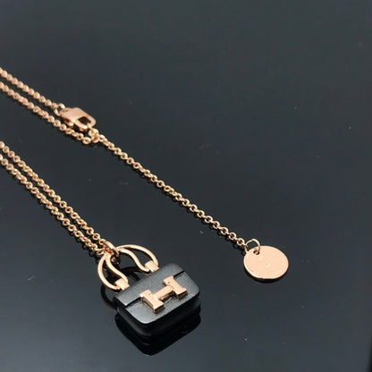 [Clover Jewelry]WOMEN'S HM AMULETTES CONSTANCE PENDANT NECKLACE