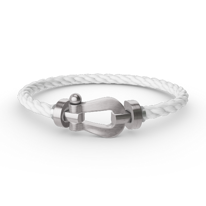 [Clover Jewelry]FORCE LARGE HORSESHOE NO DIAMOND BRACELET SILVER